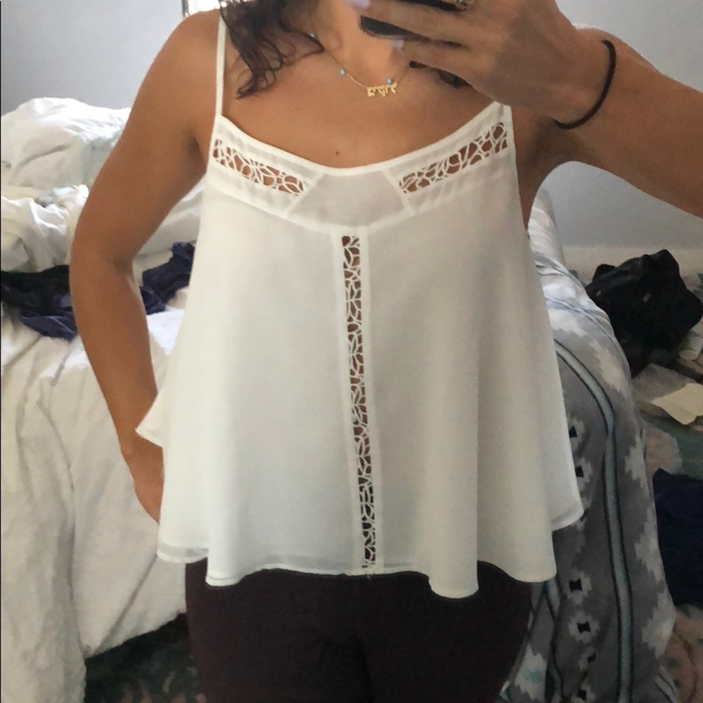 Lovers & friends boho White flowy top